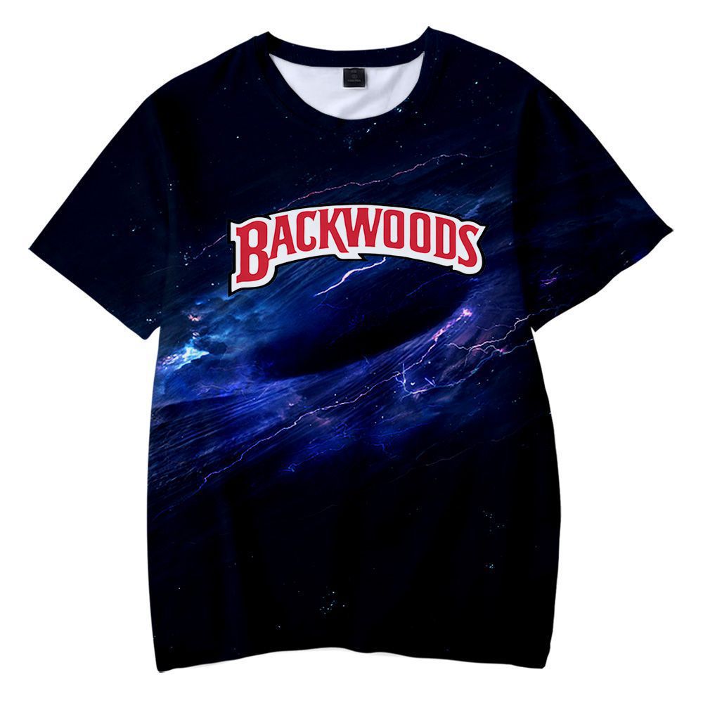 Kid Boy Backwoods Galaxy 3D Hoodies Pullover Short Sleeve Sweatshirt