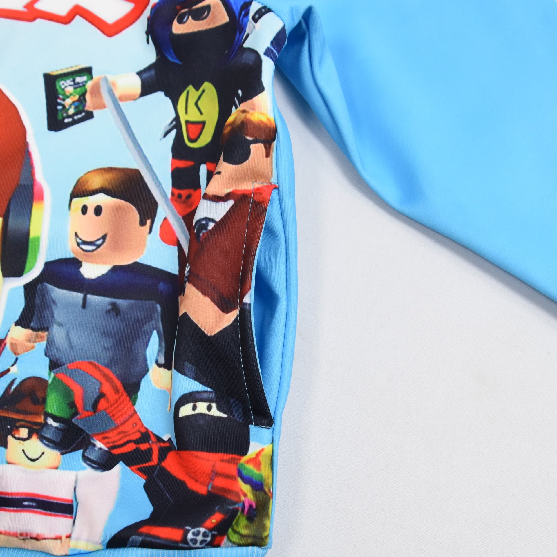 Kid Boy Jacket Zipper Hooded Cardigan Cartoon Game Coats