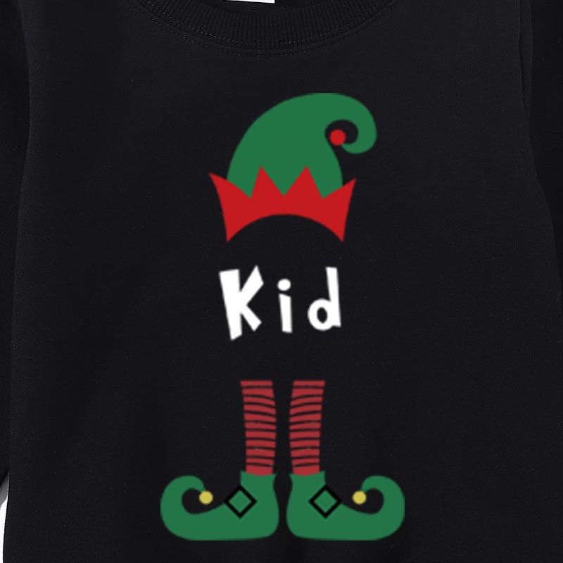 Family Matching Christmas Creative Cartoon Printing Shirts