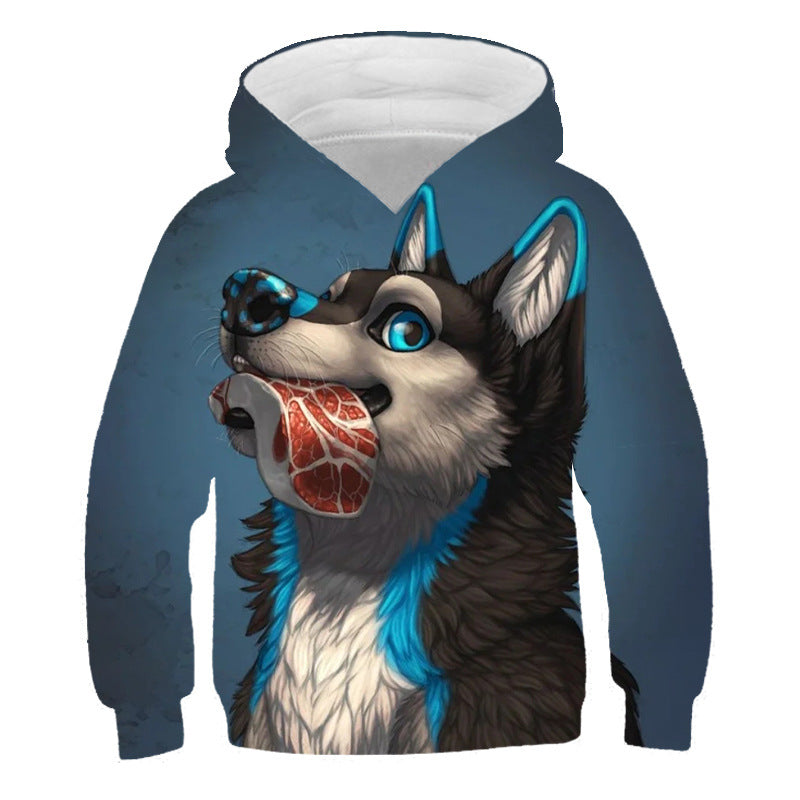 Children Kid 3D Printed Animal Hoodie
