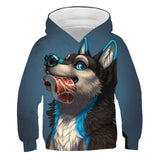 Children Kid 3D Printed Animal Hoodie