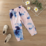 Kid Baby Girls Long-sleeved Hooded Fashion Set 2 Pcs