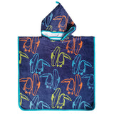 Infant Baby Bathrobe Cartoon Towel Robe Hooded Cloak Pajamas