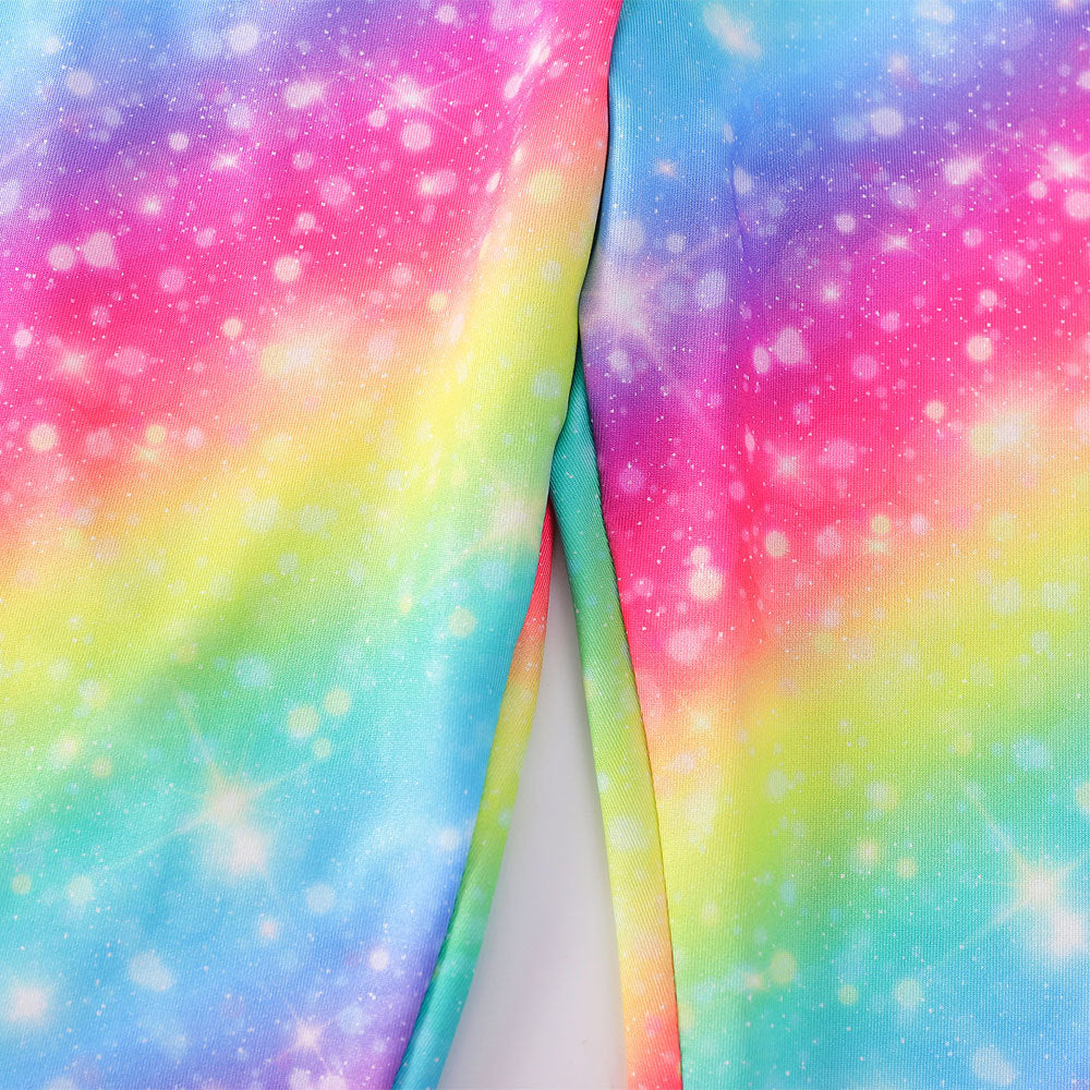 Kid Baby Girls Suspenders Spring Jumpsuit Rainbow Unicorn Fashion Pants