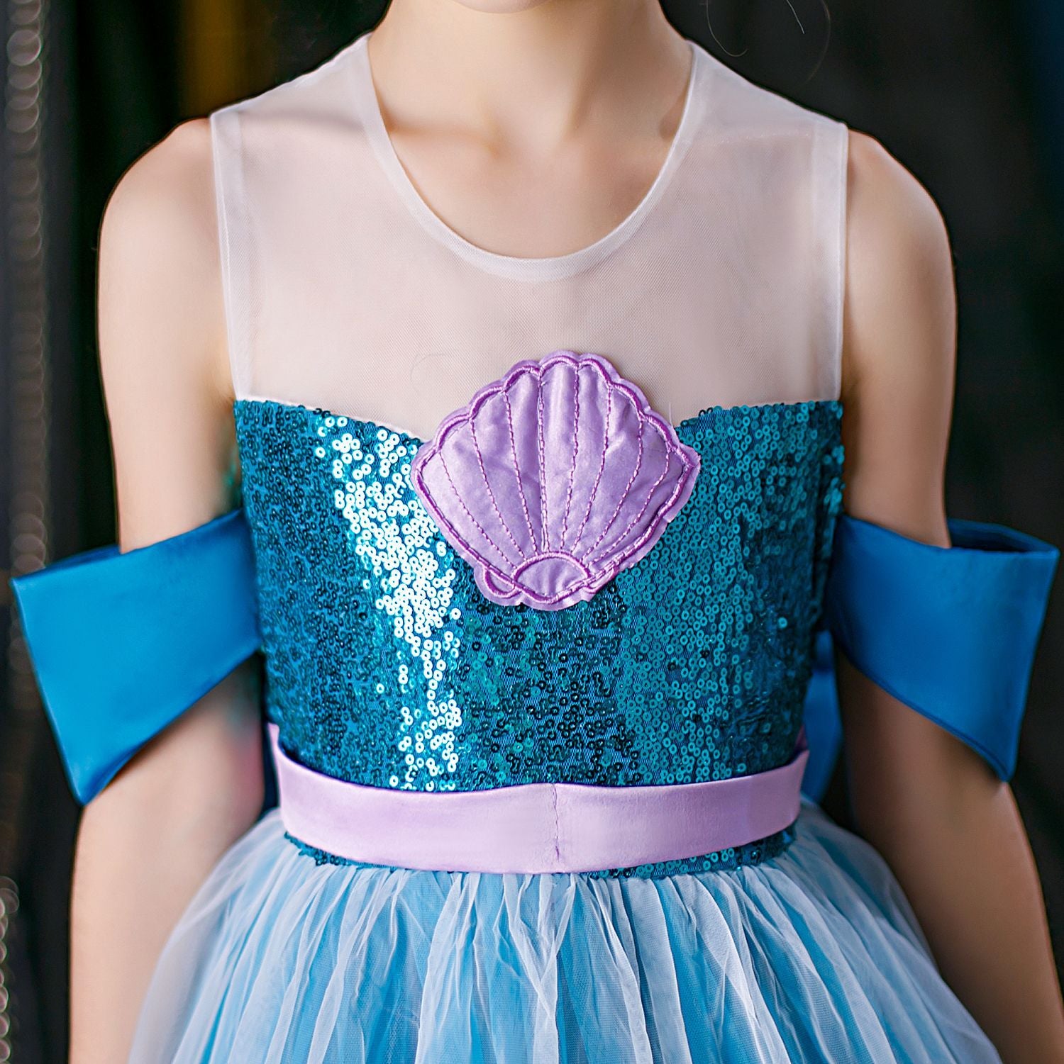 Kid Baby Girl Princess Performance Summer Mermaid Dresses