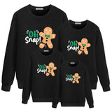Family Matching Autumn Winter Cute Cartoon Shirts
