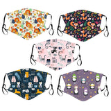 Kid 3D Digital Printing Color Child Dust And Sun Protection Mask