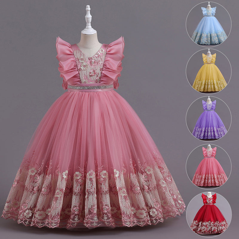 Kid Girl Princess Flower Dresses
