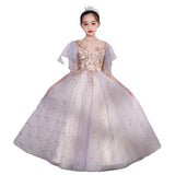 Kid Girl Host Flower Wedding Birthday Princess Dresses
