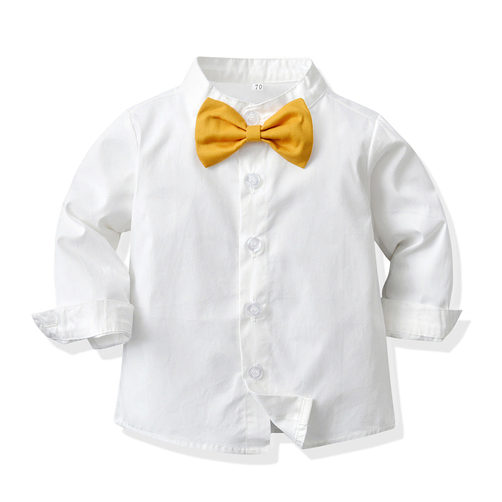 Kid Baby Boys Gentlemen New Autumn Suit 2 Pcs Sets