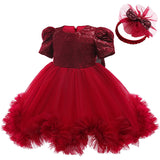 Baby Girl Christmas Adorn Princess Dress
