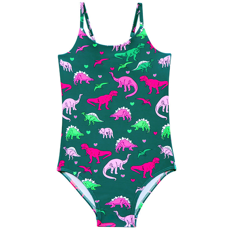 Kid Girls One-piece Swimsuit Mermaid Bathing Beach Swimwear