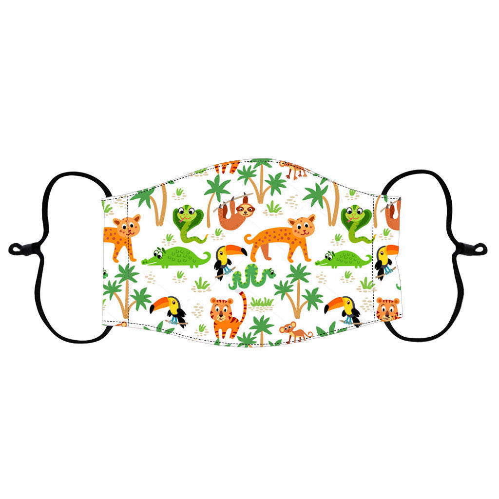 Kid Dinosaur Star Cotton Washable Pluggable Filter Cotton Fashionable 3D Mask