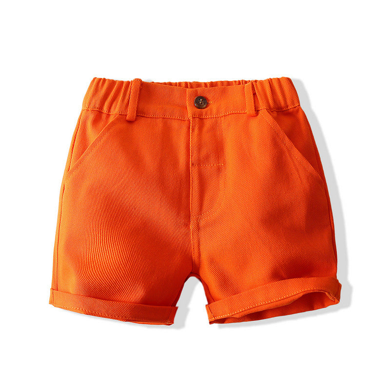 Kid Baby Boys Summer Suit Cartoon Dinosaur 2 Pcs Set