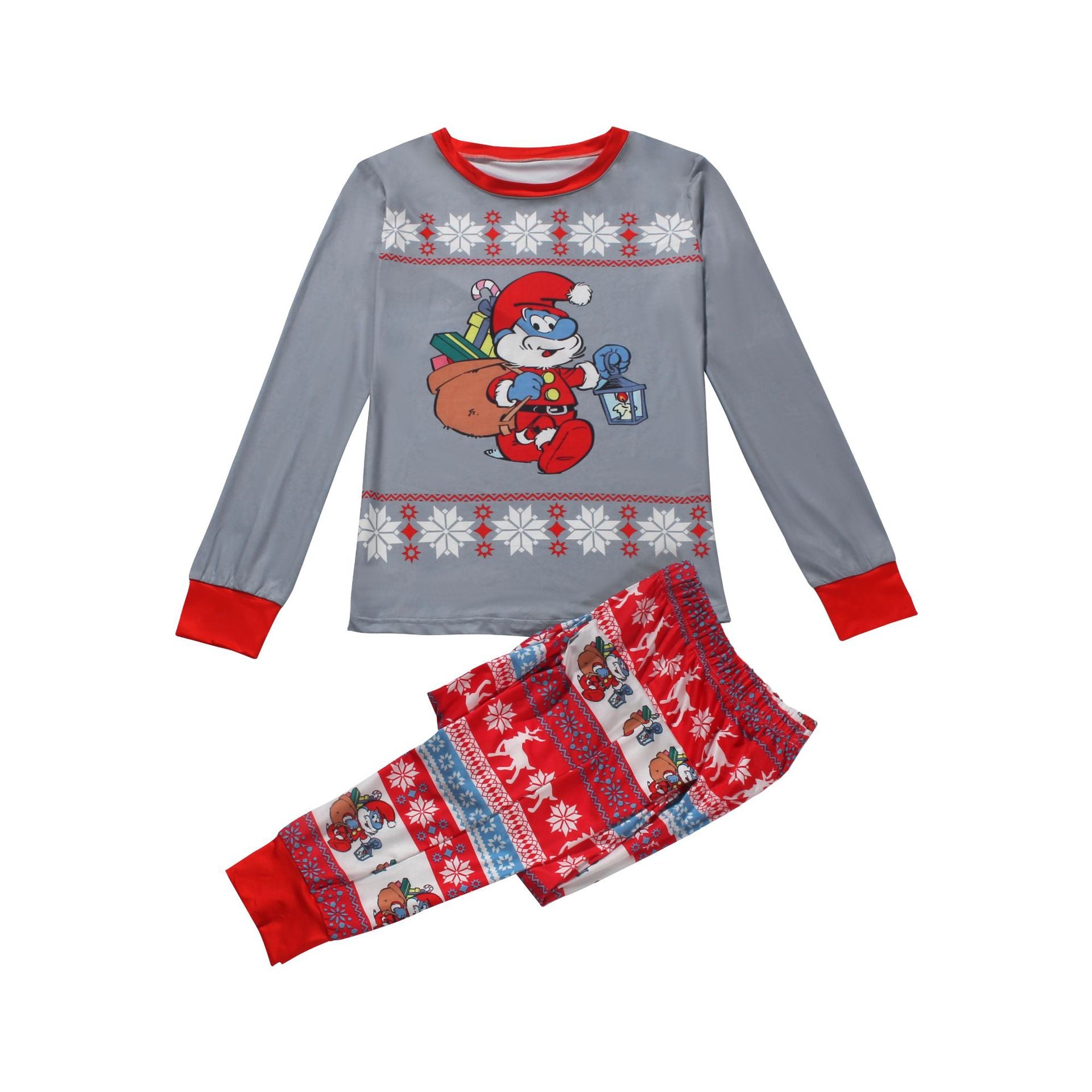 Family Matching Christmas Parent-child Home Pajamas Casual Suit