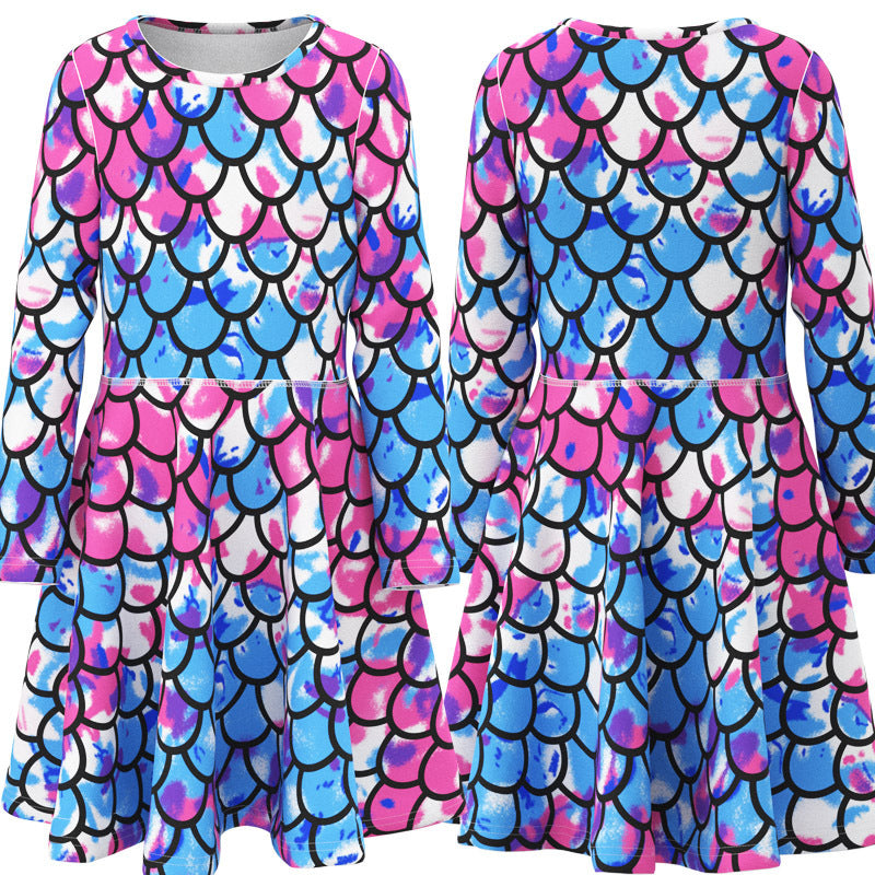 Kid Baby Girl Princess Mermaid Animal Unicorn Dress