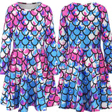 Kid Baby Girl Princess Mermaid Animal Unicorn Dress