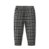 Kid Baby Boy Gentlemen Suit Plaid Party 3 Pcs Sets