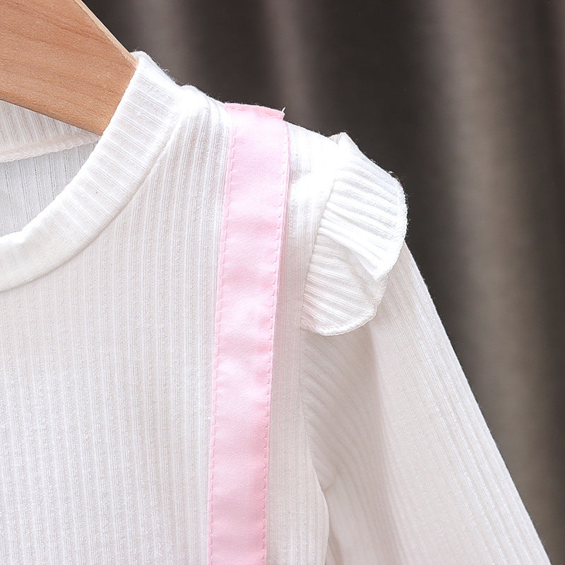 Kid Baby Girl Korean Gauze Braces Lace Dresses