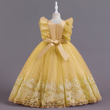 Kid Girl Princess Flower Dresses