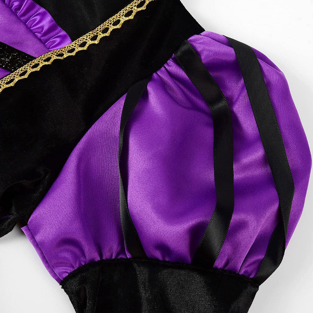 Kid Girl Halloween Witch Parties Dresses