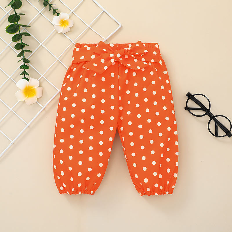 Baby Girl Boy Long Sleeve Halloween Print Bodysuit Pumpkin 2 Pcs