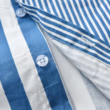Kid Baby Boy Suit Long Sleeve Striped Fashionable Striped 4 Pcs Sets