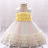 Kid Baby Girl Birthday Princess Wedding Dress