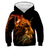 Children Kid 3D Printed Animal Hoodie