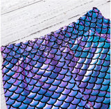 Kid Baby Girl Pants Blue Magic Color Fish Scale Gradual Leggings