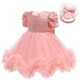 Baby Girl Christmas Adorn Princess Dress