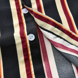 Kid Baby Boy Long-sleeved Striped Gentleman Suits 4 Pcs Sets