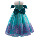 2-10T Kid Girl Princess Mermaid Halloween Fancy Carnival Dresses