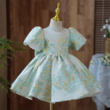 Kid Baby Girl Princess Birthday Pompous Piano Performance Dresses