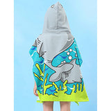 Kid Baby Bath Towel Microfiber Cotton Hooded Beach Soft Poncho Pajamas