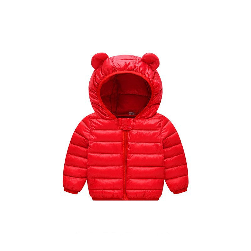 Kid Baby Boy Girl Light Down Cotton Autumn Winter Coat
