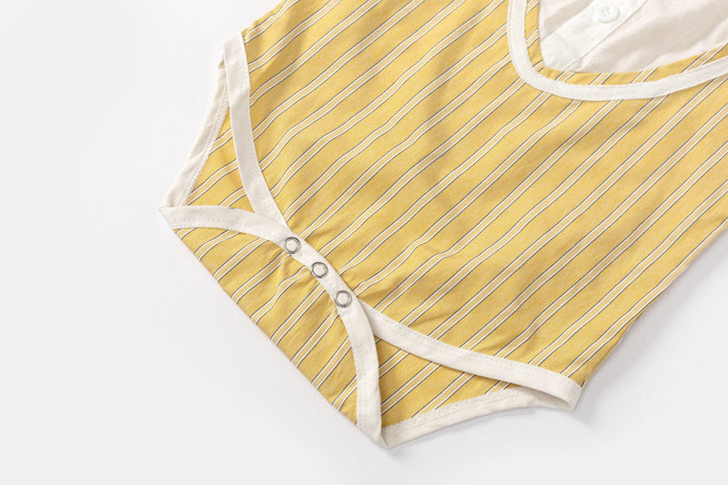 Baby Boy Suit Gentleman Halter Suit Long Sleeve Crawl 2 Pcs Sets