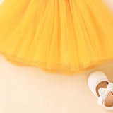 Kid Baby Girl Gauze Printed Fleecy Flying Sleeves Flower Casual Dresses