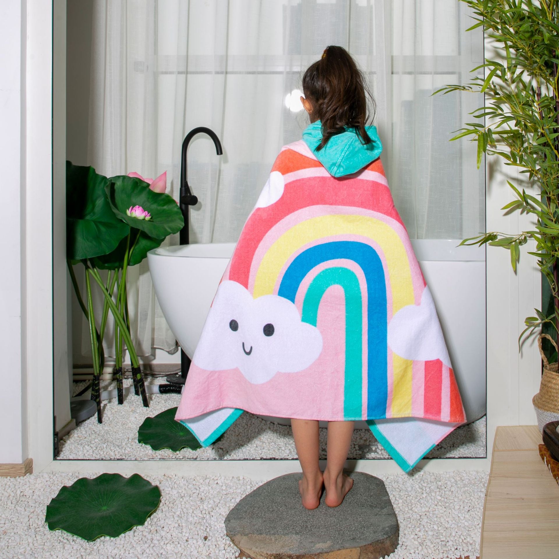 Baby Boy Girl Hooded Towel Spa Towel Bath Blanket Beach Pajamas