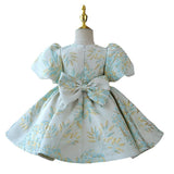 Kid Baby Girl Princess Birthday Pompous Piano Performance Dresses