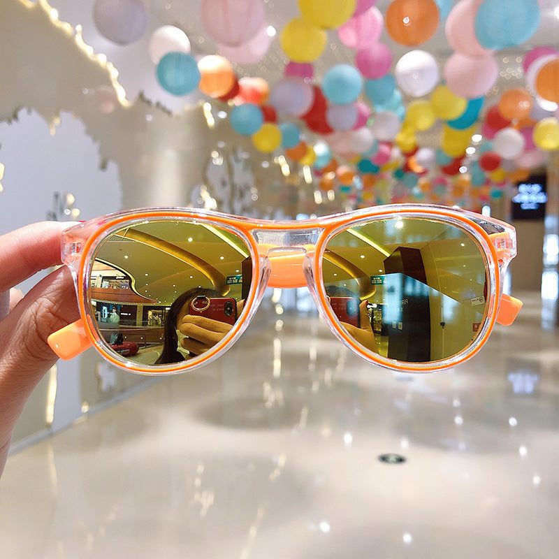 Kid Girl Sunglasses Cute Sunblock Polarizing Tide Cartoon Glasses