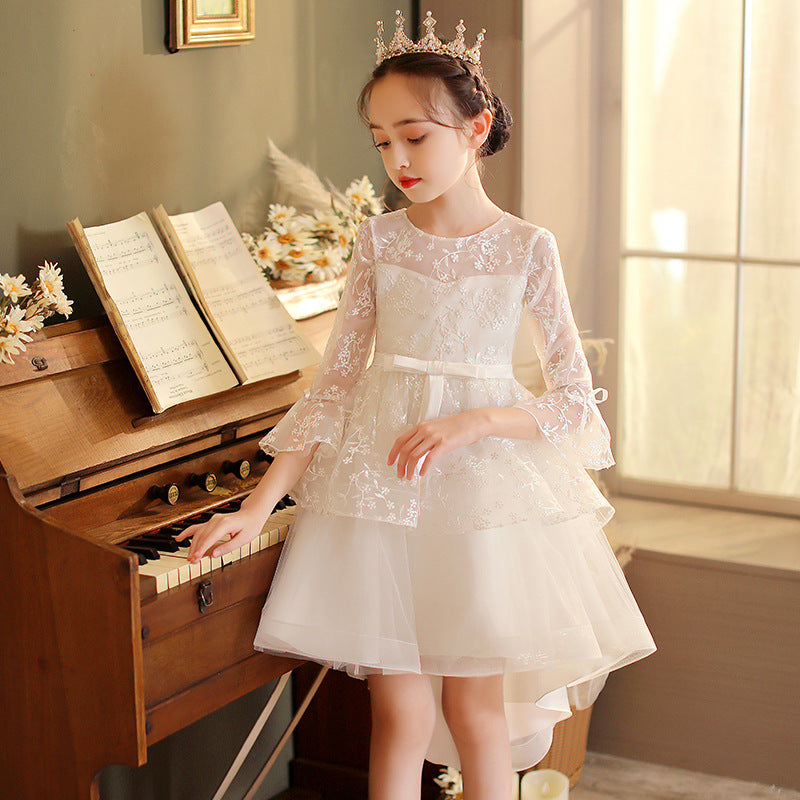 Autumn Spring Kids Girl Princess Formal Dresses