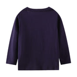 Kid Baby Girl Long Sleeved Embroidered Autumn Knitted Shirts Top