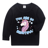 Kid Baby Girls Bottom Solid Color Fall Trend Cotton T-Shirt