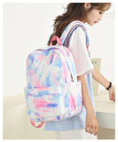 Kid Gradient Rainbow School Bag Large Capacity Backpack 3 Pcs Sets