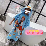 Kid Baby Boy Girl Bath Towel Cotton Hooded Cloak Beach Towel Pajamas