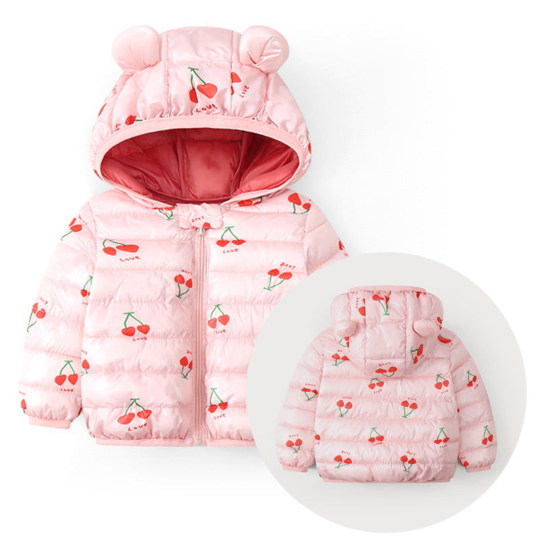 Kid Boy Lightweight Warm Cotton-padded Jacket Coat