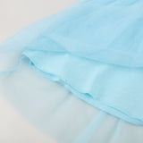 Kid Baby Summer Patchwork Gauze Sleeveless Unicorn Casual Dresses