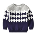 Kid Baby Girl Knit Pullover Autumn Christmas Jacquard Sweater