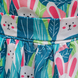 Kid Baby Girls ovely Rabbit Print Princess Flower Casual Dress